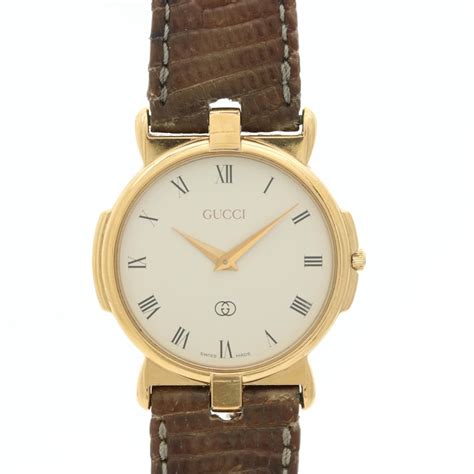 is a gucci quartz watch 3400 fm fm gold|Gents Vintage Gucci 3400F M Gold plated super slim.